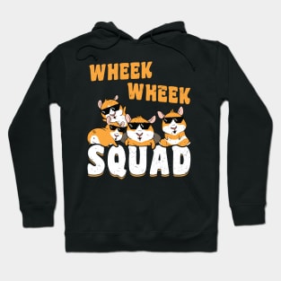 Wheek Wheek Squad Cute and Funny Guinea Pig Hoodie